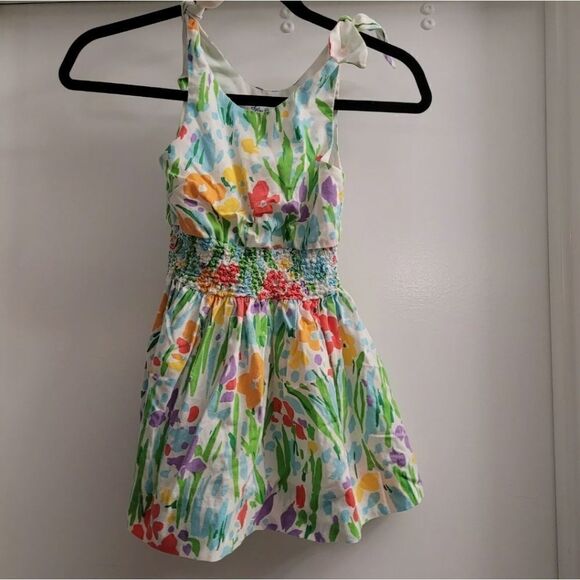 Vintage Sylvia Whyte for Neiman Marcus floral poppy dress - Picture 1 of 6
